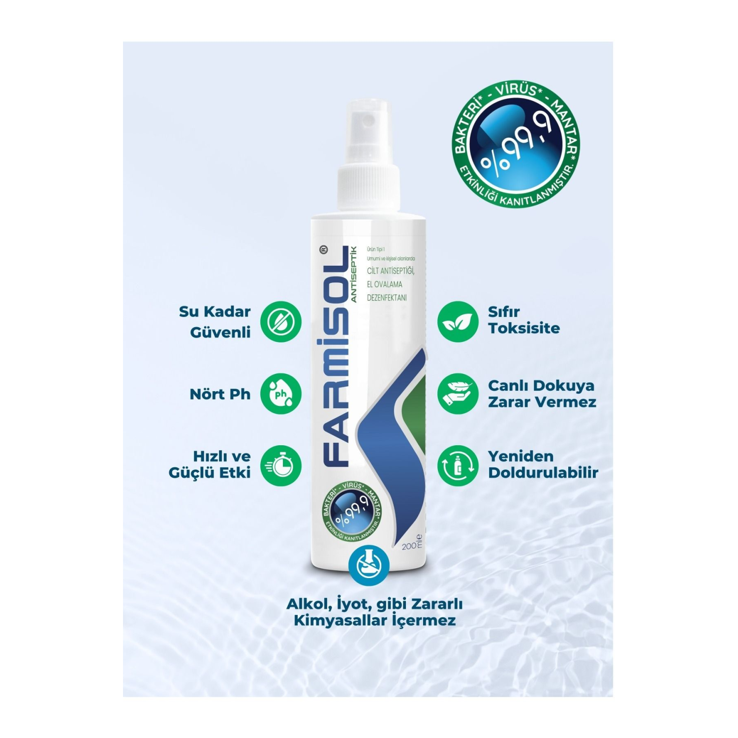 Antiseptik 200 ml - Dezenfektan