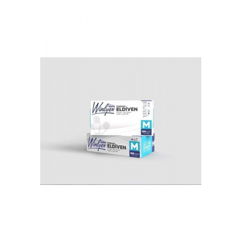 Winlyex Tek Kullanımlık Pudrasız Tpe Eldiven 100'lü M-beden