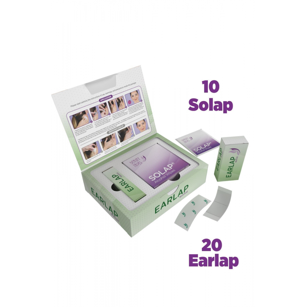 Earlap Max Hold Kozmetik Kepçe Kulak Düzeltici Bant, Kepçe Kulak Bandı, Kulak Bandı