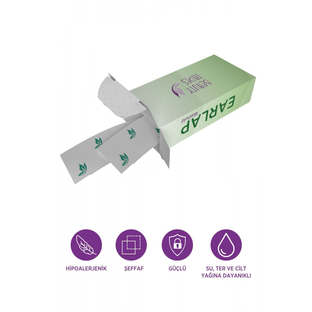 Earlap Max Hold Kozmetik Kepçe Kulak Düzeltici Bant, Kepçe Kulak Bandı, Kulak Bandı