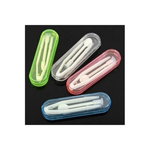 Beyaz Kontakt Lens Cımbızı Ve Vantuzu Sarı