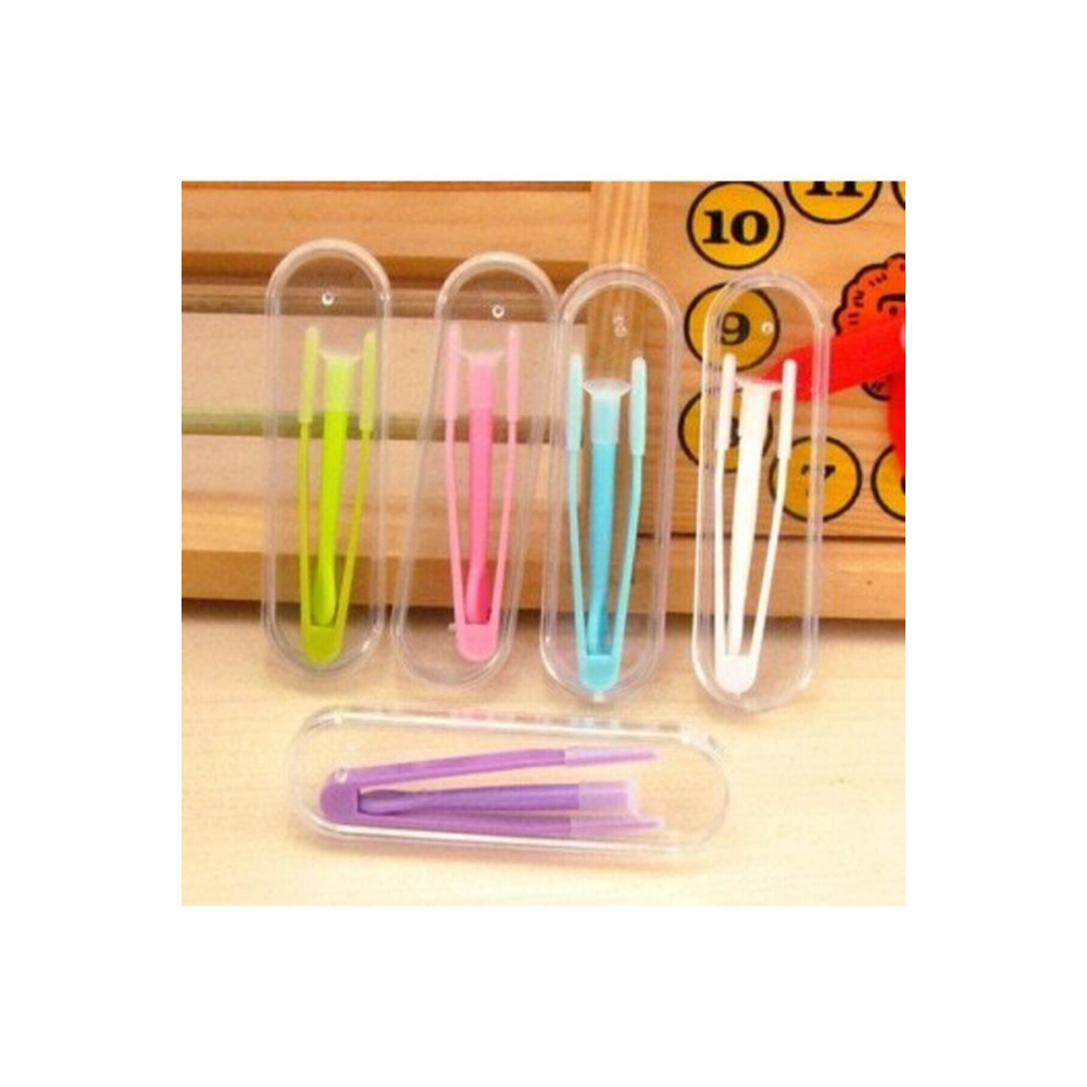 Beyaz Kontakt Lens Cımbızı Ve Vantuzu Sarı