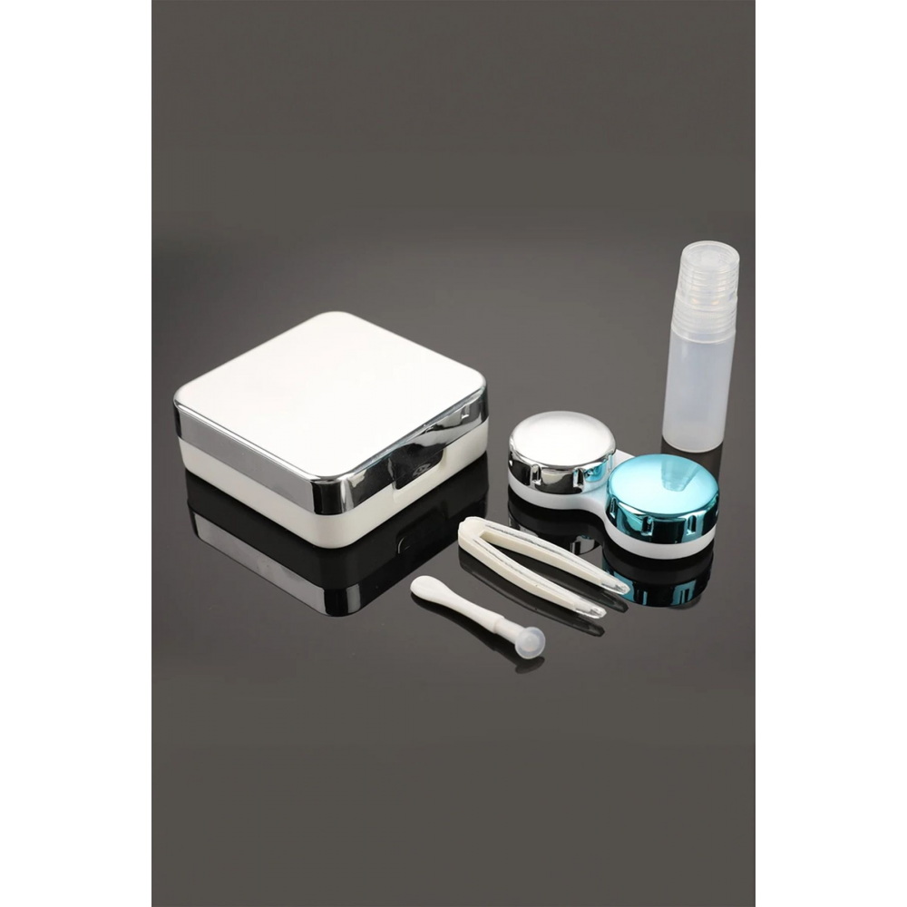 Yeni Nesil Fonksiyonel Lens Taşıma Saklama Kutusu Ve Takma Aparatı Seti 5 Parça Kompokt Seyehat Kiti