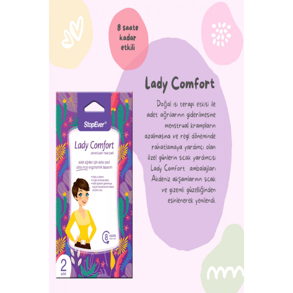 Lady Comfort Isıtıcı Ped - 1x2 Adet