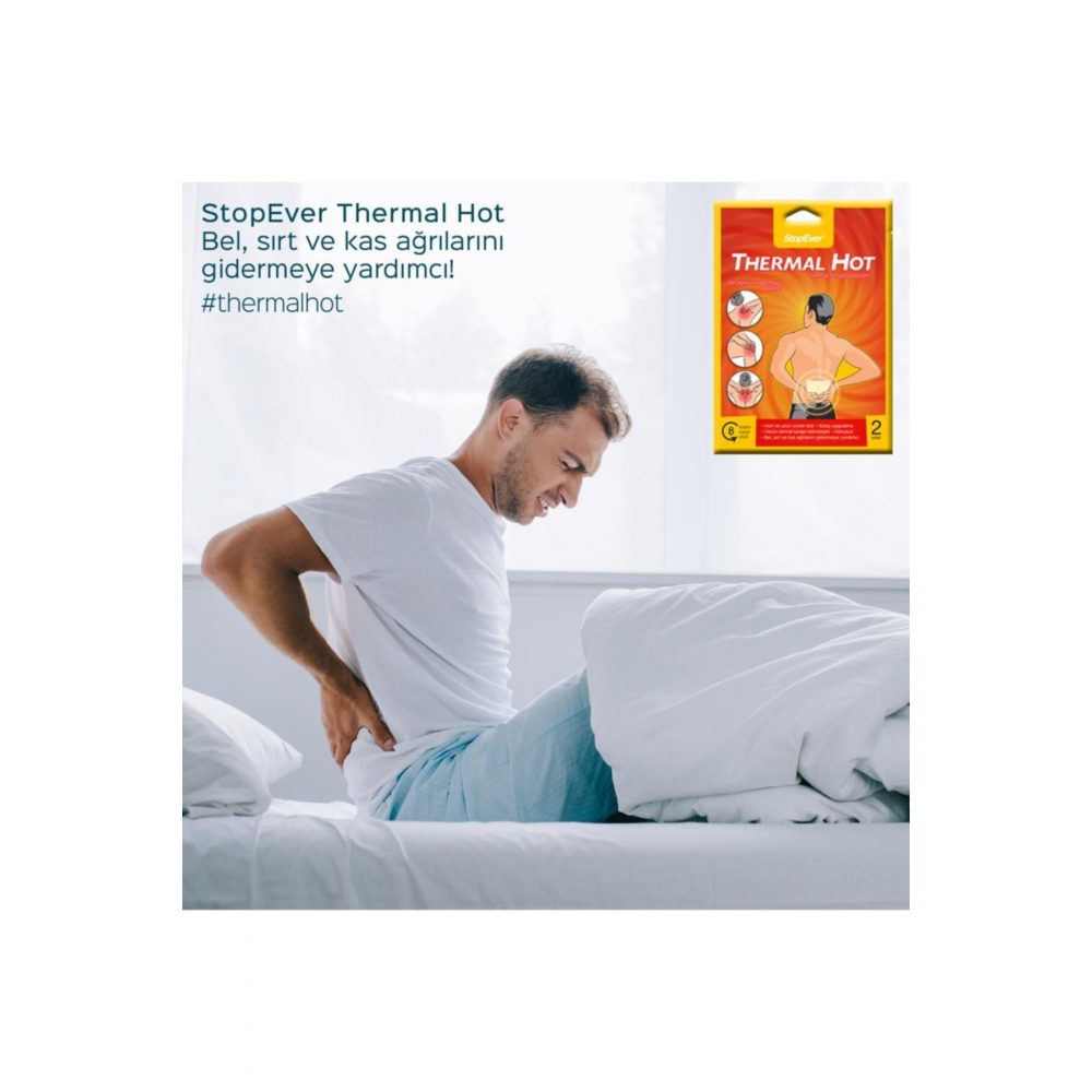 Thermal Hot Sıcak Terapi Flasteri - 1x2 Adet