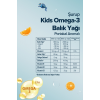 Kids Çocuklar için - Omega 3 Balık Yağı Şurubu Vitamin Katkılı ve Portakallı 150 Ml