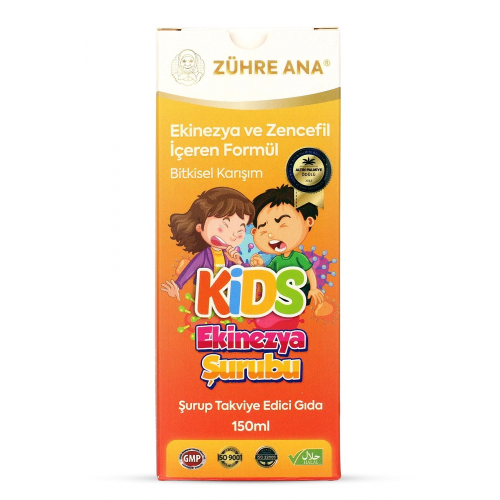 Kids Şurubu Çocuklar Için - Ekinezya Ve Zencefil Içeren Şurup 150 Ml