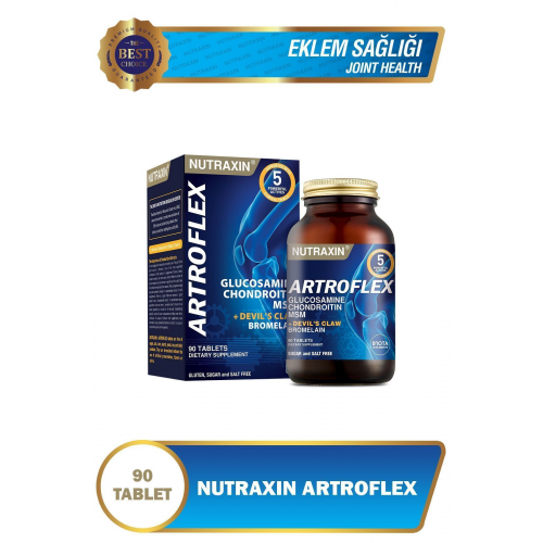 Artroflex 90 Tablet - Glukozamin, MSM, Kondroitin, Bromelain, Şeytan Pençesi