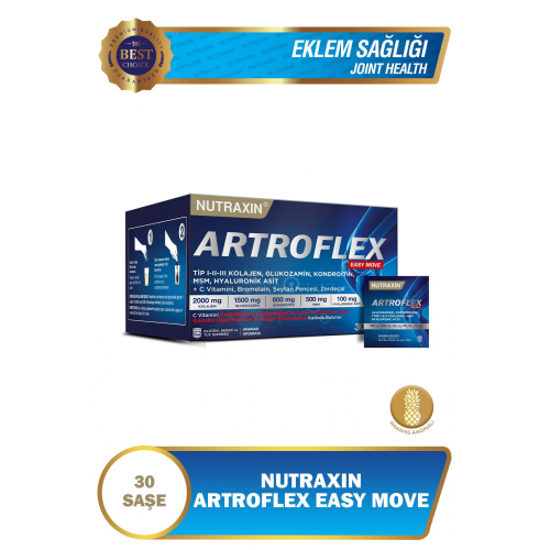 Artroflex Easy Move Vitamin Ve Mineralller Içeren Ananas Aromalı Takviye Edici Gıda 30 Saşe