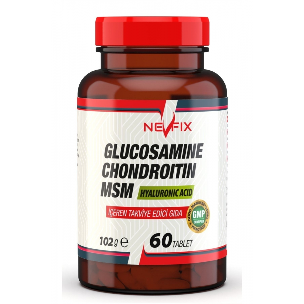 Glucosamine Chondroitin Msm Hyaluronic Acid 60 Tablet