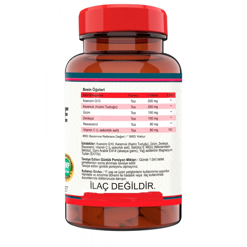 Coenzyme Q10 200 mg 120 Tablet