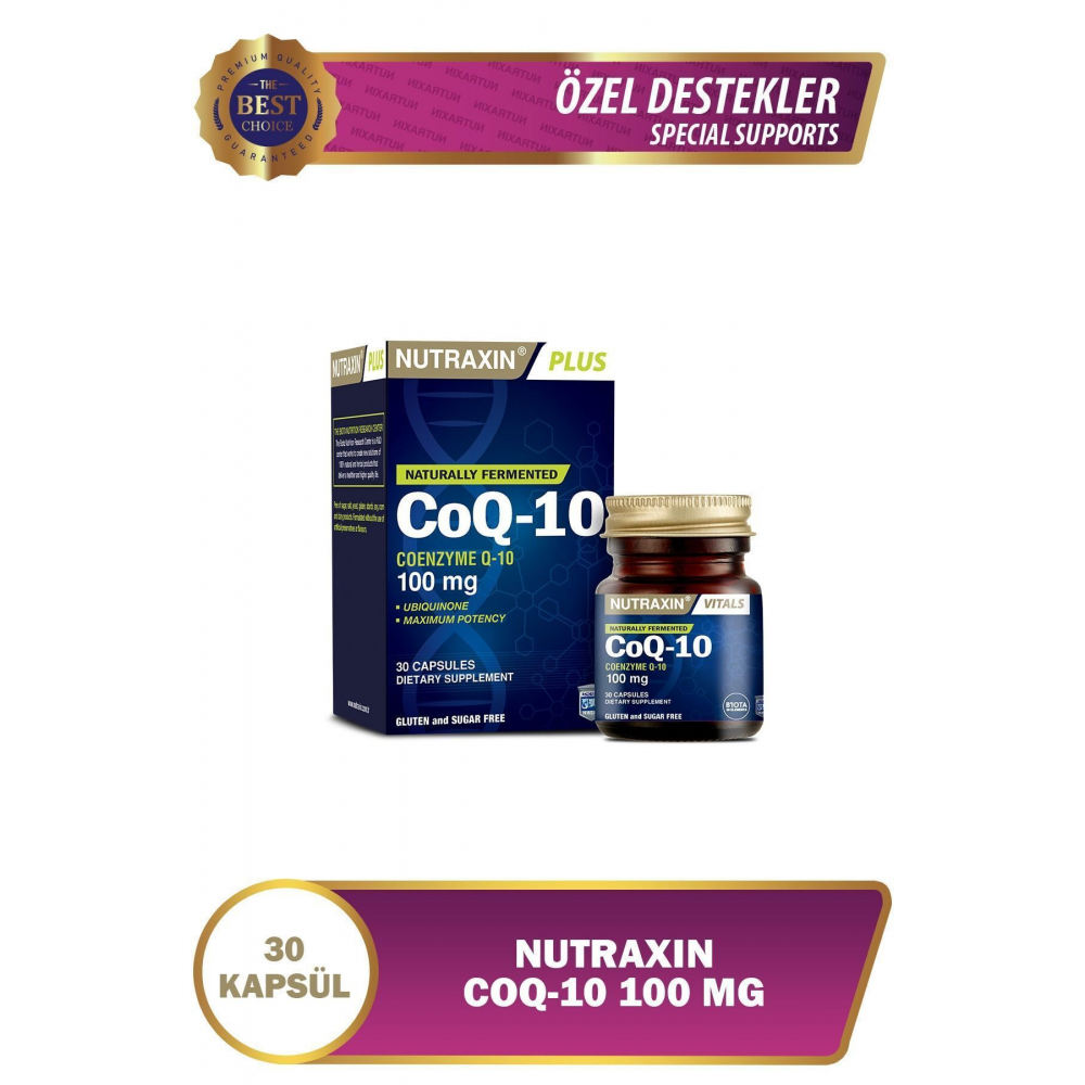 Koenzim Q10 100 Mg Takviye Edici Gıda 30 Yumuşak Kapsül - Coenzym, Coq10