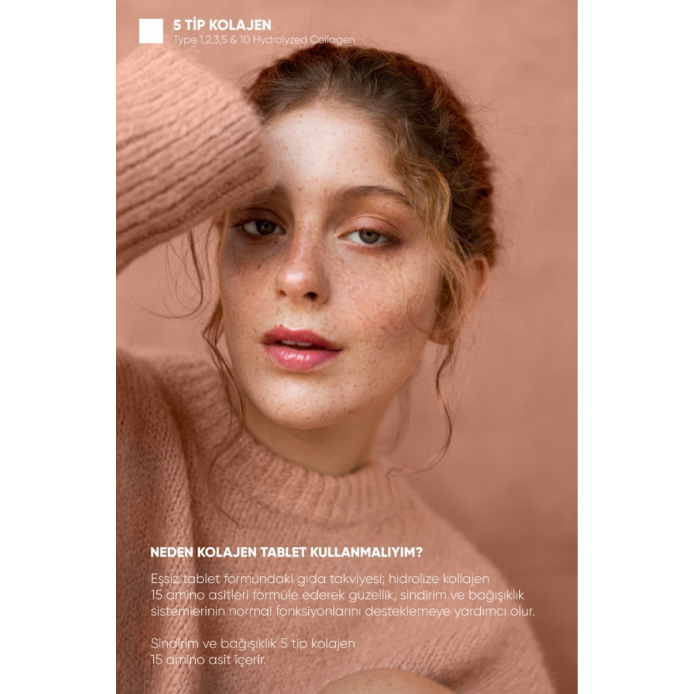 5 Tip Kolajen Tip 1, Tip 2, Tip 3, Tip 5, Tip 10 2 Li