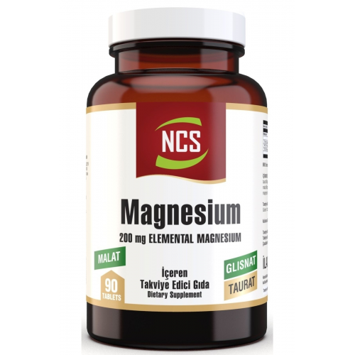 Magnesium Magnezyum Malat Glisinat Taurat 90 Tablet