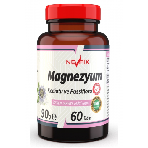 Magnezyum Sitrat (klorür, Bisglisinat, Malat, ) Kedi Otu Pasiflora 60 Tablet Magnesium Citrate