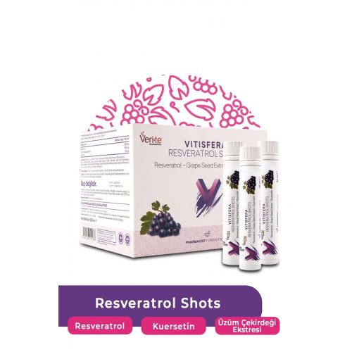 Resveratrol Shot Orman Meyveleri Aromalı 20x25 ml