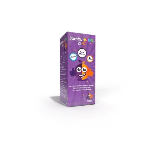 Zinc Şurup Kara Mürver Ekstresi, Vitamin C, Çinko 150 Ml