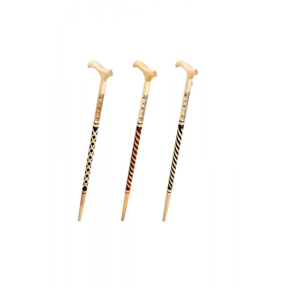 Ahşap Işlemeli Baston