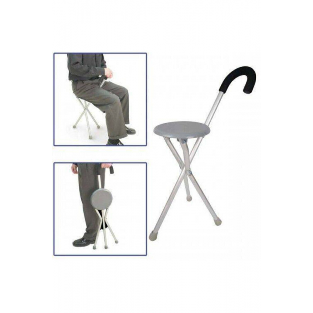 Oturaklı Baston Tabure Bastonlu Oturak Tabure Pr106