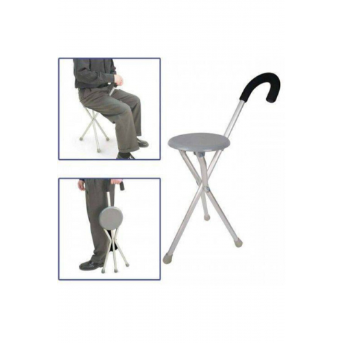 Oturaklı Baston Tabure Bastonlu Oturak Tabure Pr106