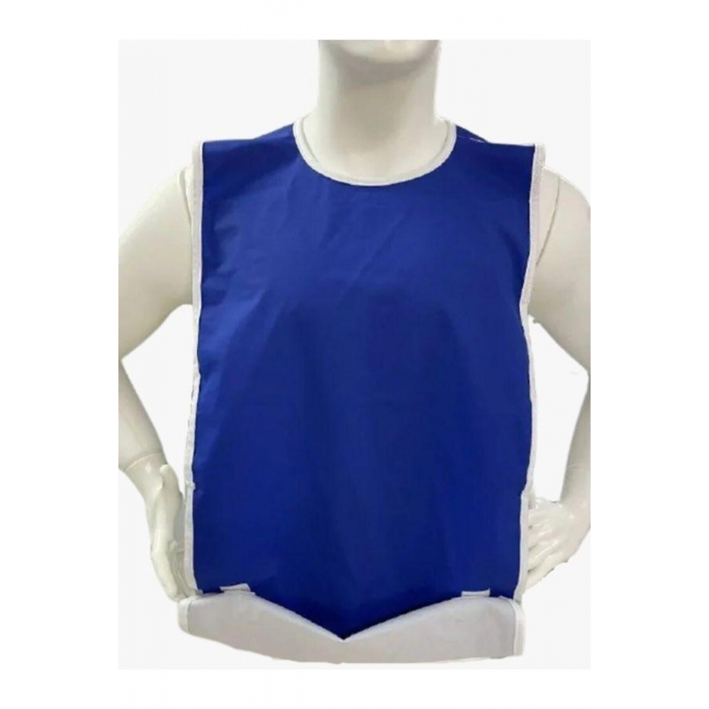 1 Adet Yıkanabilir Yetişkin Hasta Yemek Önlüğü Cepli Cırtlı