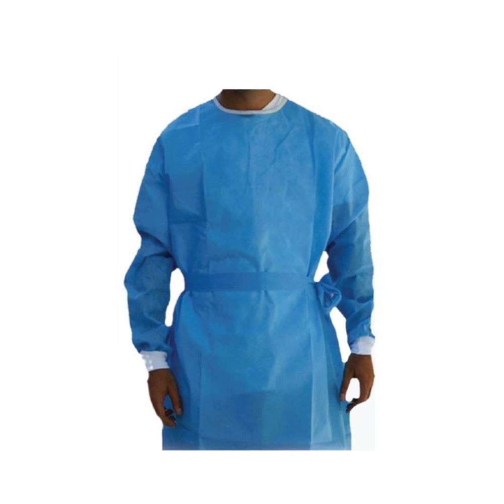 Tek Kullanımlık Hasta Önlüğü Uzun Kollu 1 Adet