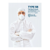 Tek Kullanımlık Koruyucu Tulum XL Tip 5B-6B CE Onaylı Profesyonel Medikal Sınıf EN14126 Sertifikalı