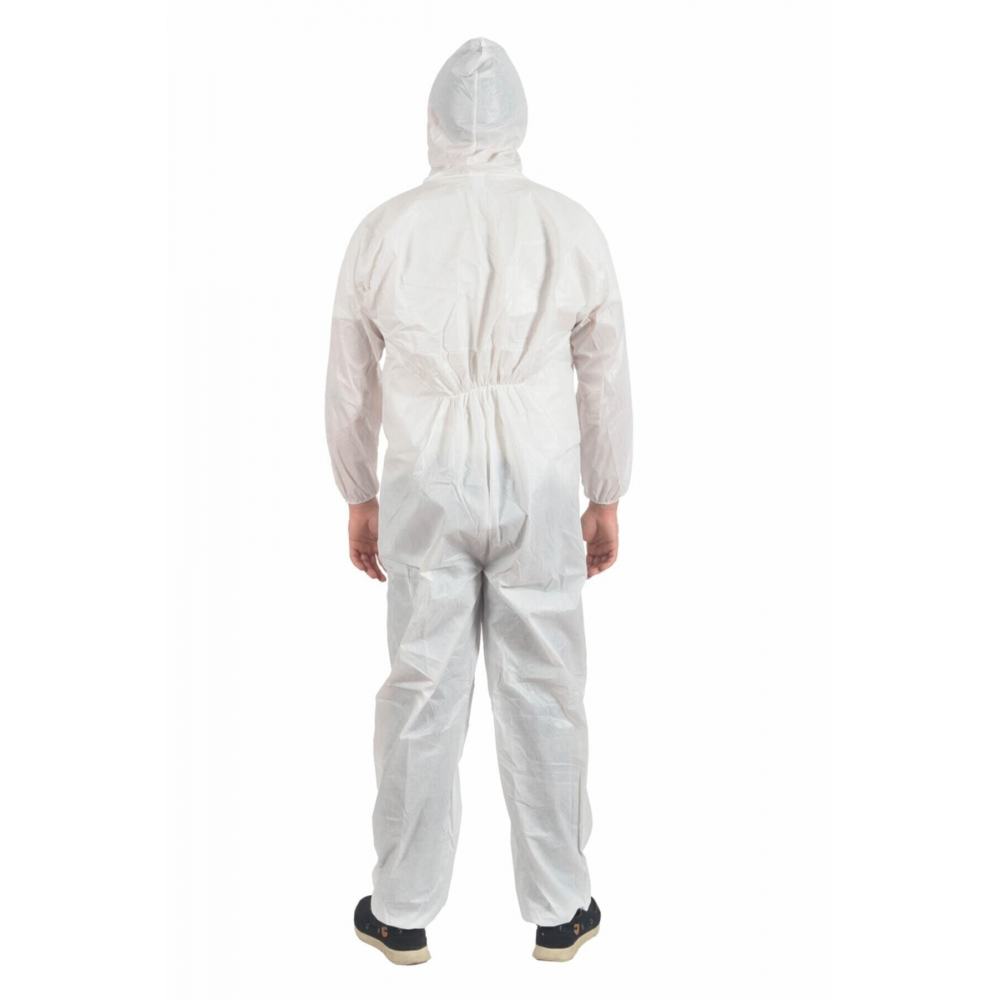 Tek Kullanımlık Lamineli Kapüşonlu Koruyucu Tulum 53-55 gr S Beden