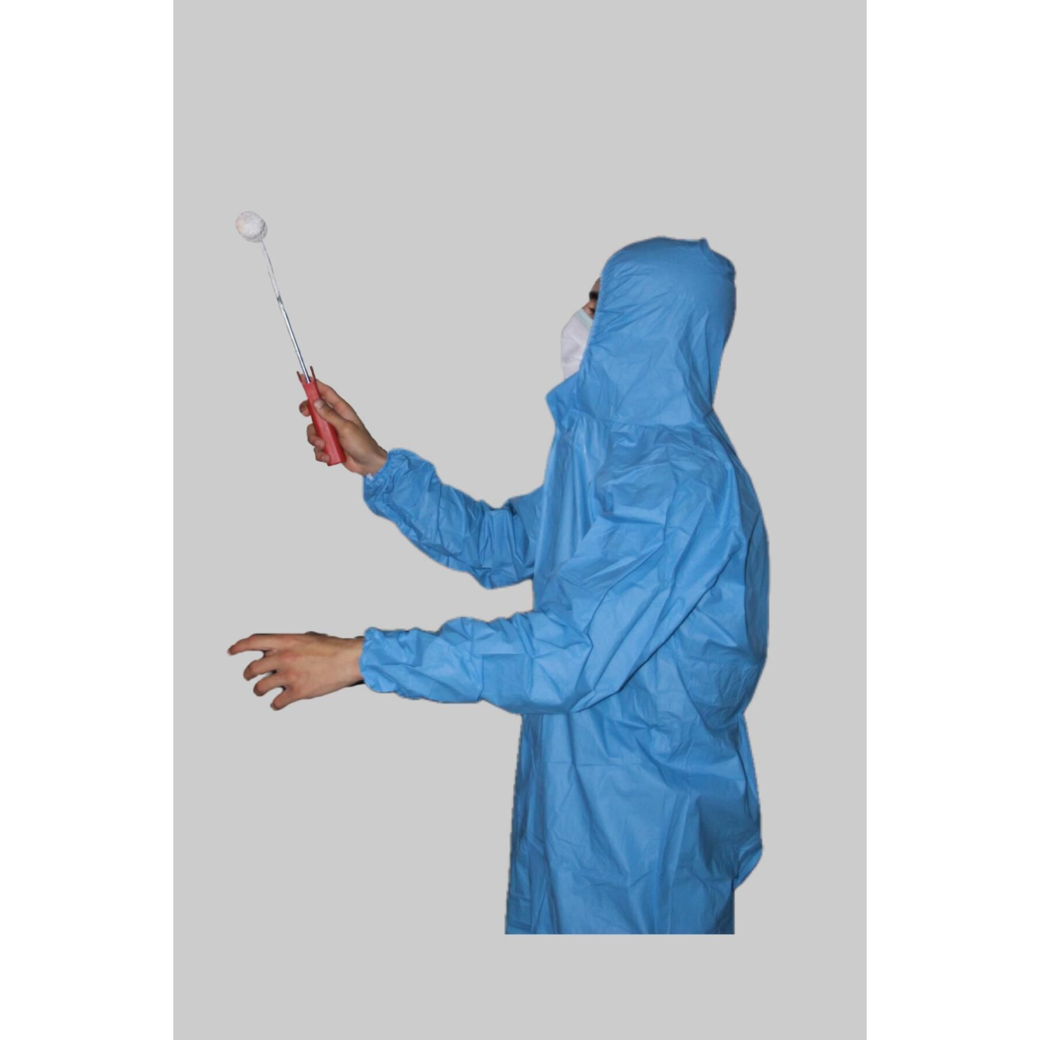 Tek Kullanımlık Tam Laminasyon Koruyucu Mavi L-m Beden Işçi/boyacı/temizlikçi Tulumu