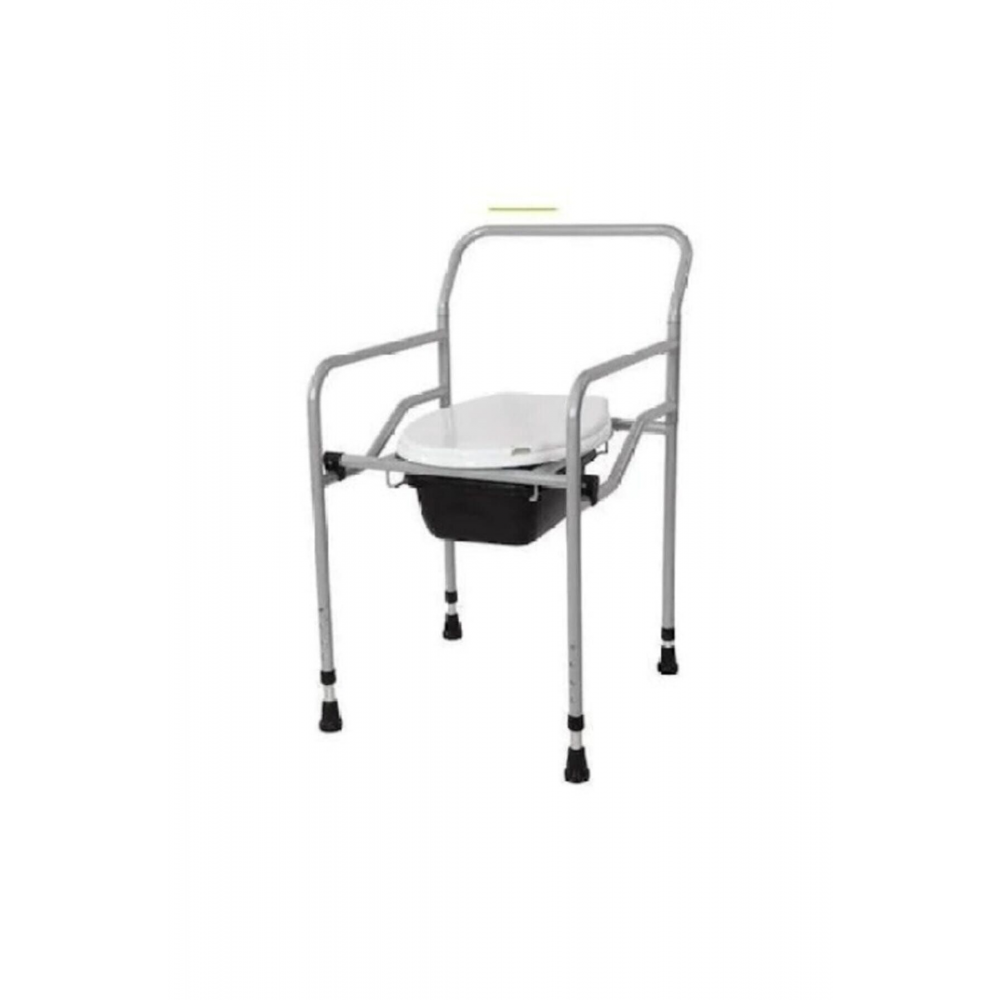 Seyyar Katlanabilir Hasta Yaşlı Tuvalet Sandalyesi Klozetli Wc Li Sandalye Oturak