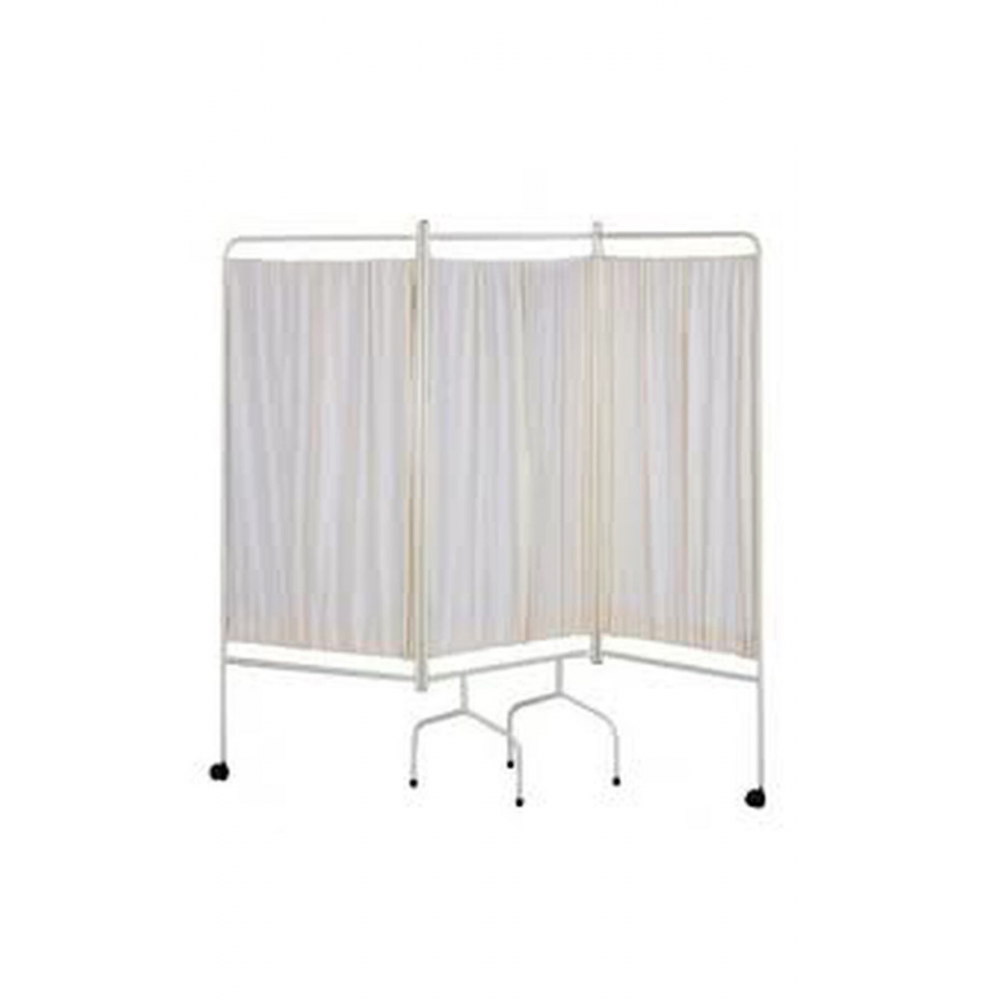 3 Katlı Paravan Metal Paravan Katlanabilir Muayene Masası Paravanı Revir Paravanı