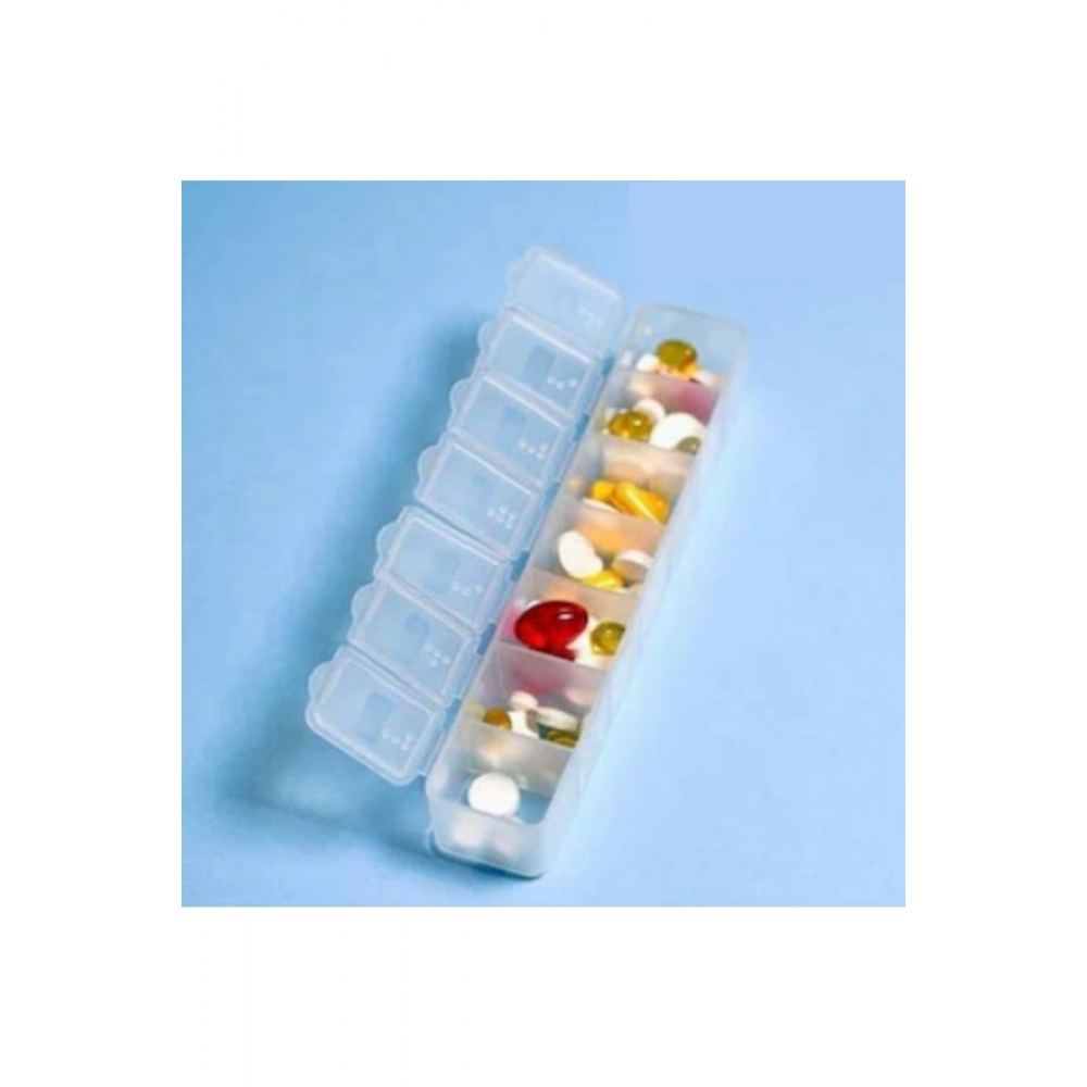 Haftalık Günlük Ilaç Saklama Kutusu 7 Günlük Ilaç Saklama Kabı