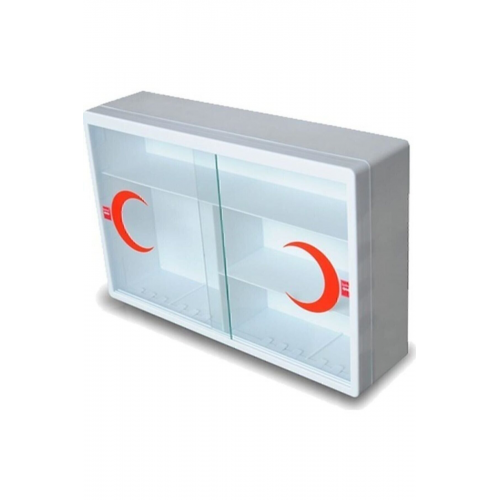 Lüx Ecza Dolabı Pleksi Kapaklı Müfredata Uygun