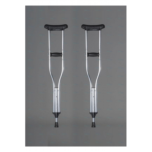 Koltuk Altı Değneği (M 1.50-1.75 BOY) Alüminyum Pimli Çift Boy Ayarlanabilir