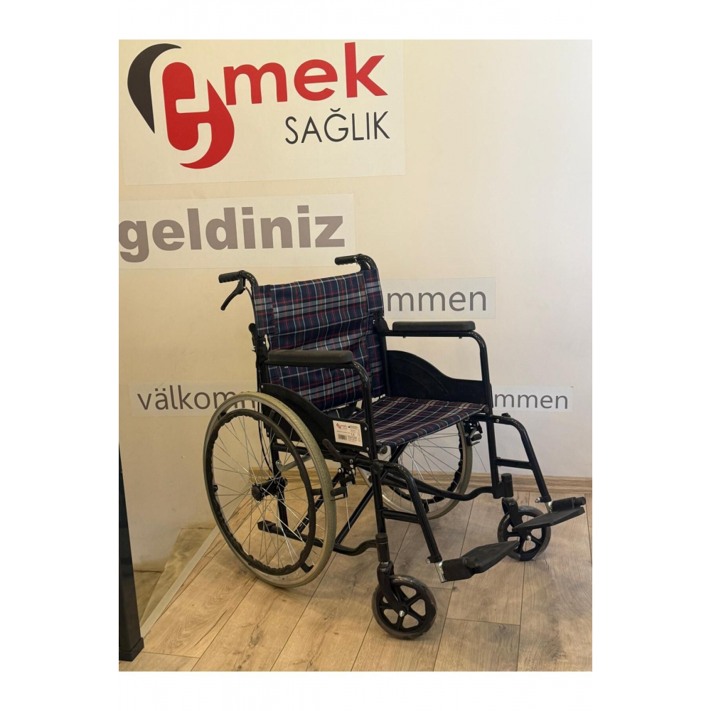 Marka Katlanabilir Refagatçi Frenli Manuel Tekerlekli Sandalye1.kalite