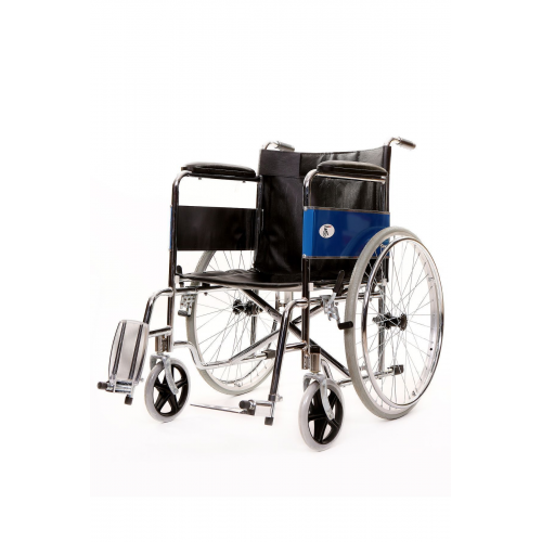 Witra 120 Kg Taşıma Kapasitesi Katlanabilir Bağışa Uygun Emniyet Kemerli Manuel Tekerlekli Sandalye