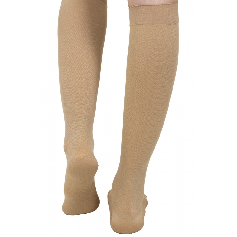 Diz Altı Burnu Kapalı Ccl2 Orta Basınçlı Ten Rengi Çorabı (ÇİFT BACAK) Elit Seri