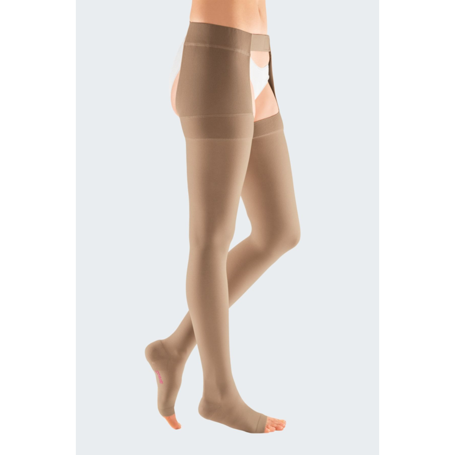 Plus Dizüstü Sağ Belden Kemerli Çorabı / Ccl3 Yüksek Basınç / Ten Rengi/ Burnu Açık