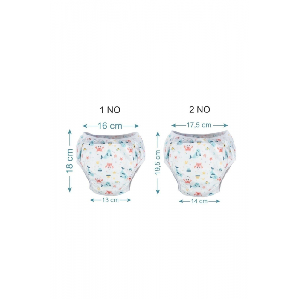 Pamuk Pedli Alıştırma Külodu 4 Adet