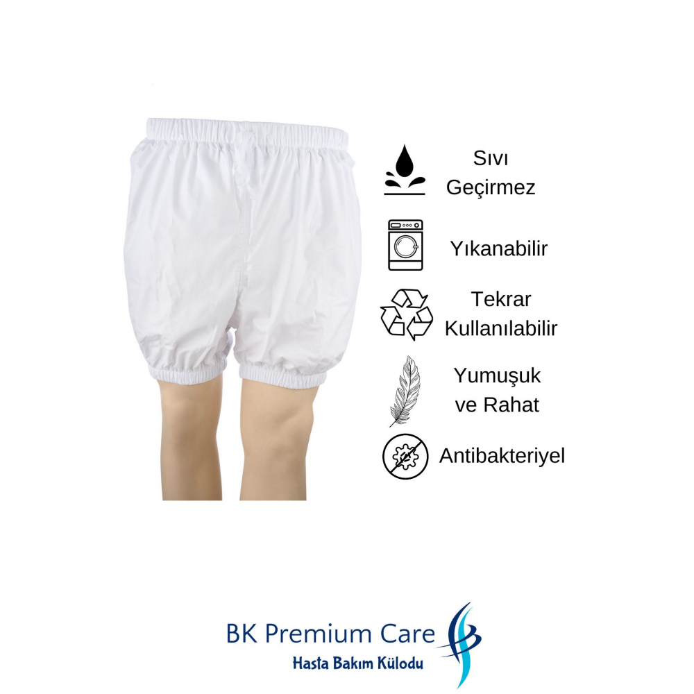 Sıvı Geçirmez Yıkanabilir Hasta Bezi Külodu - Tam Koruma Ve Konfor