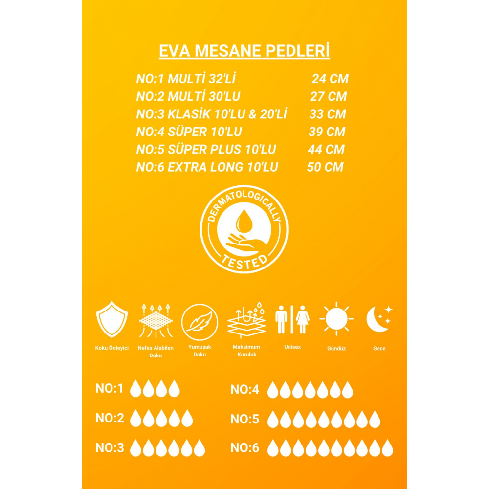 Lohusa Pedi Ve Ekstra Long Çok Yoğun No6 Büyük Mesane Pedi 10 Adet