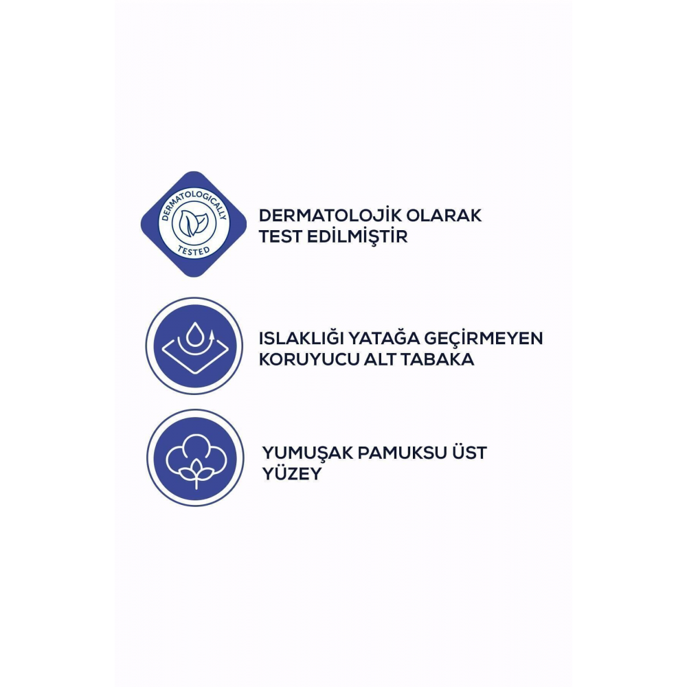 Yatak Koruyucu Örtü 60x90 Cm 30'lu