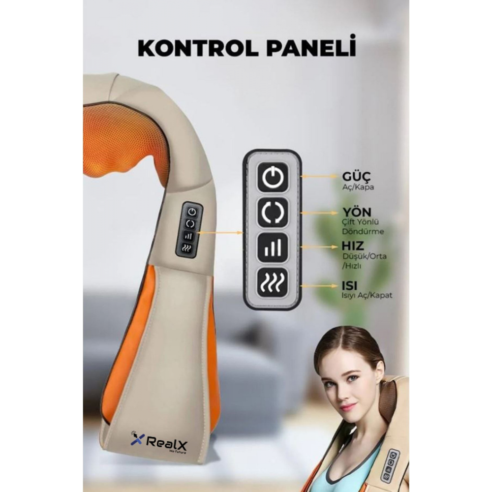 Ovmalı Isıtmalı Boyun Sırtbel Omuz Cihazı Bacak Masaj Aleti