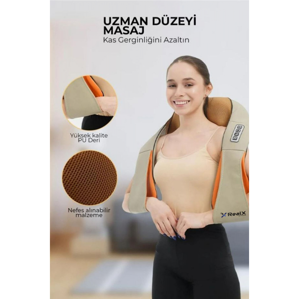 Ovmalı Isıtmalı Boyun Sırtbel Omuz Cihazı Bacak Masaj Aleti