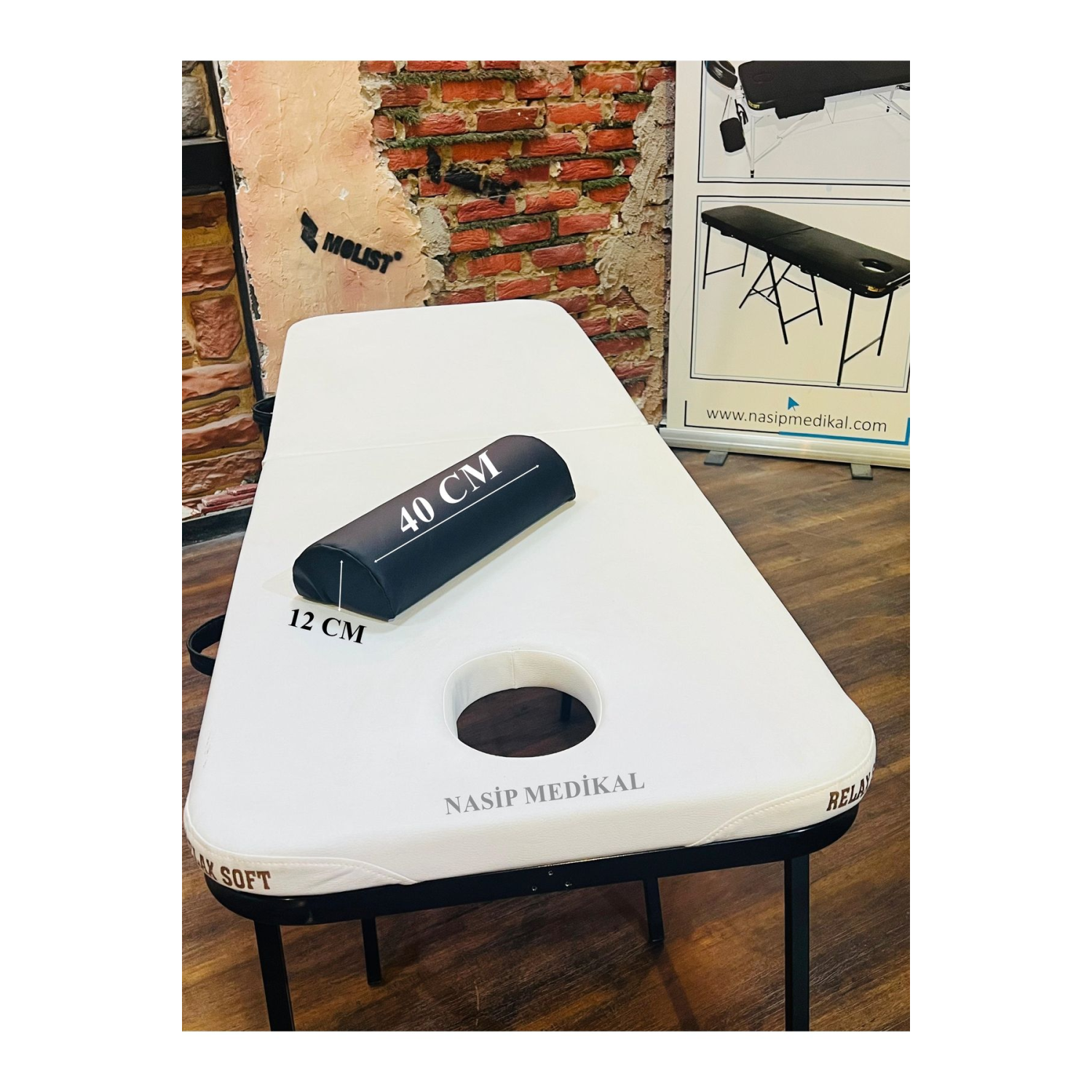 Katlanır Yüz Kısmı Açık Masaj Masası Portatif Katlanabilir Masaj Sedyesi Taşınabilir