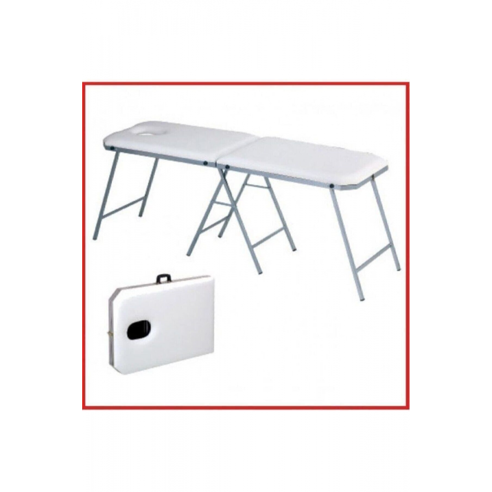 Katlanır Yüz Kısmı Açık Masaj Masası Portatif Katlanabilir Masaj Sedyesi Taşınabilir