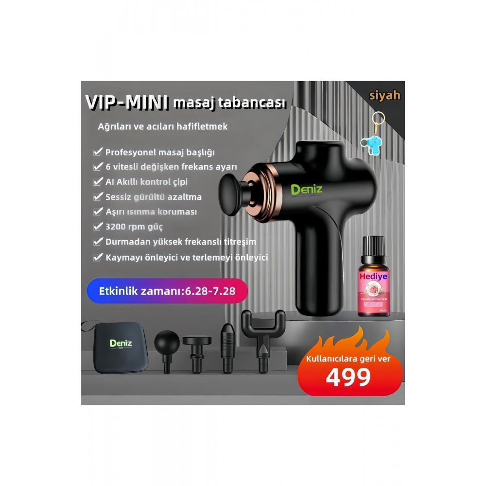 profesyonel spor masaj tabancası 4 başlığı,Tüm vücuda masaj yapın Çanta ve uçucu yağları gönderin