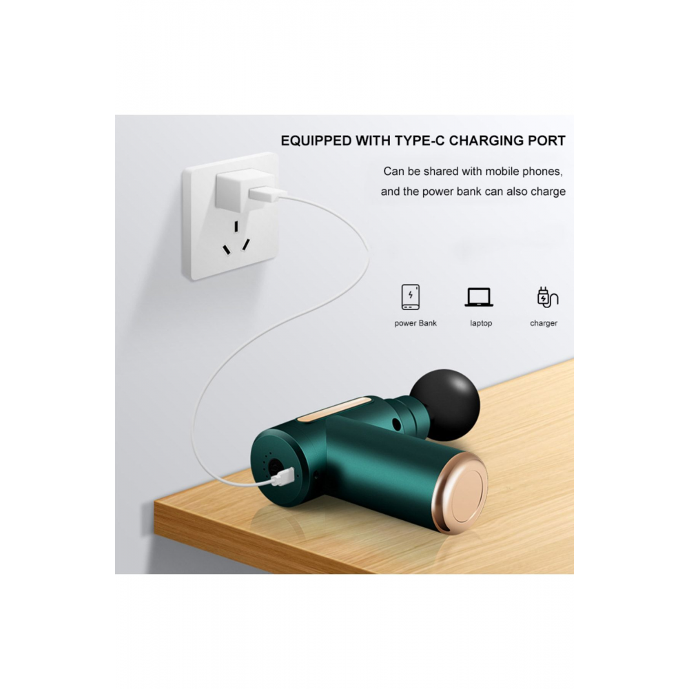 Yeni Nesil Şarjlı Masaj Tabancası Sporcu Masaj Aleti En Siga 4 Başlıklı