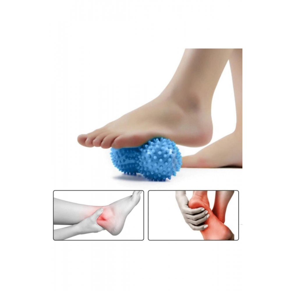 Dikenli Egzersiz Topu El Ayak Topuk Dikeni Masaj Duyu Topu