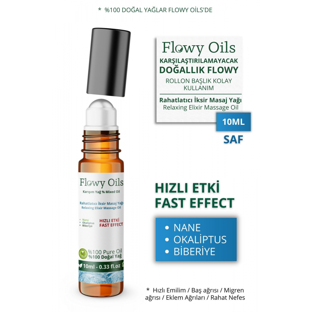 Rahatlatıcı Baş Ağrısı Kesici Ağrı Yağı, Stress Kaygı Yağı Ağrı Kesici